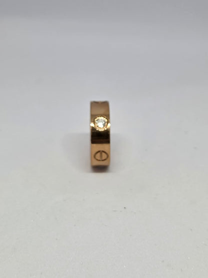 Gold Toned Minimal Band Ring