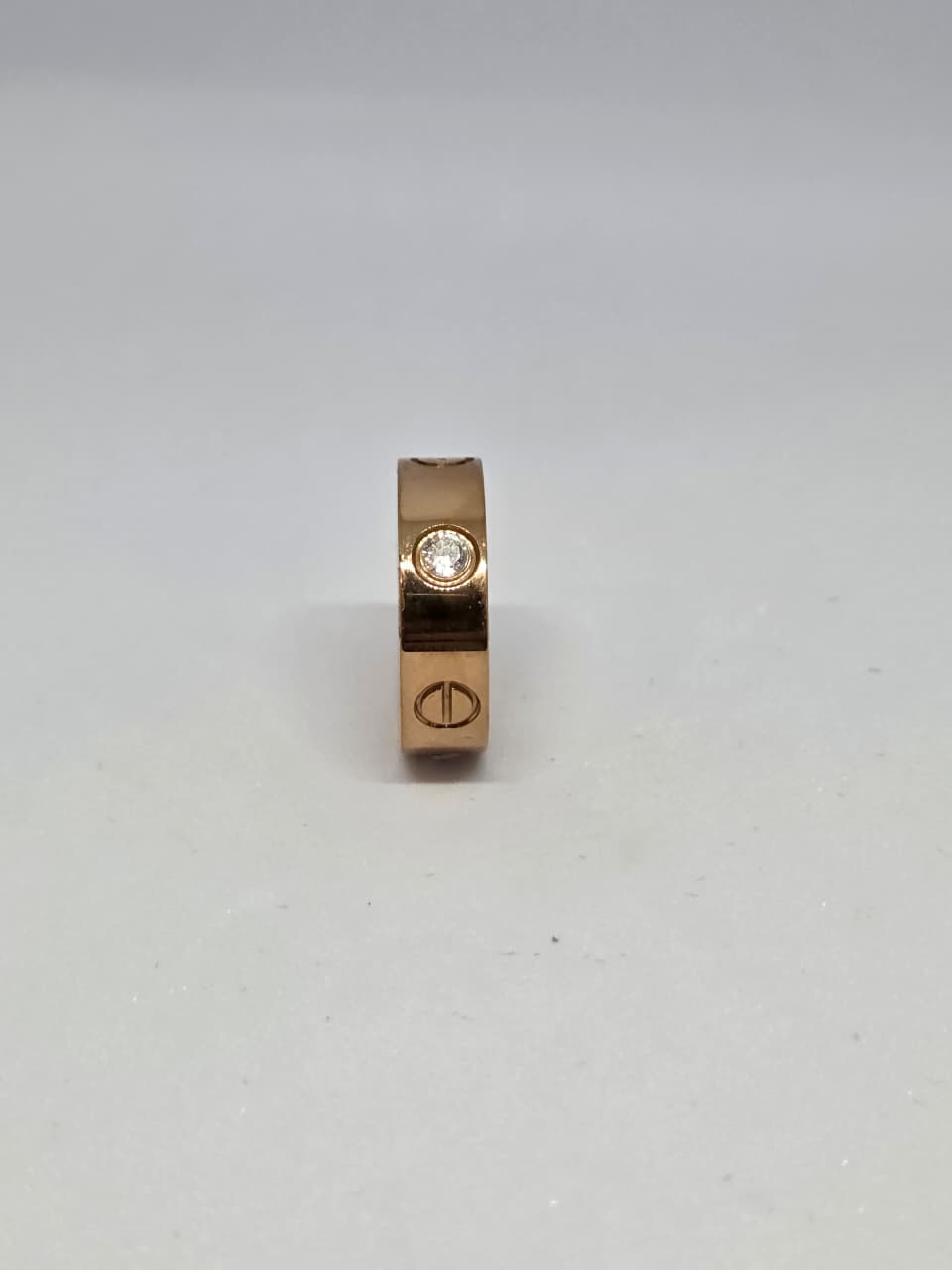 Gold Toned Minimal Band Ring