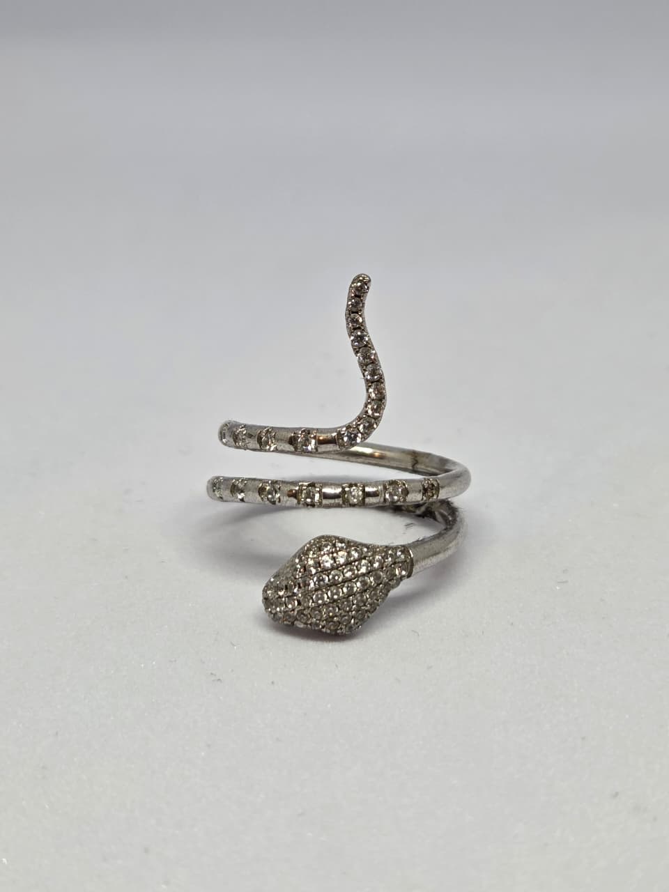 Zircon Snake Wrap Ring