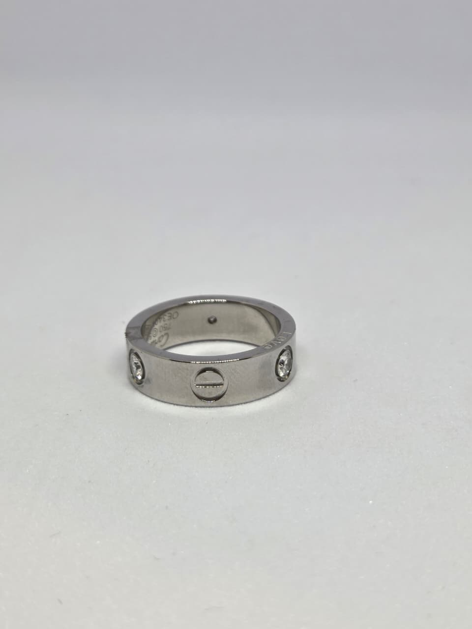 Silver Finish Minimal Band Ring