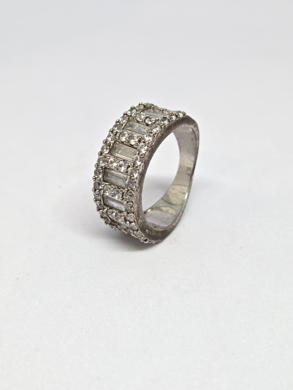 Baguette Zircon Band Ring