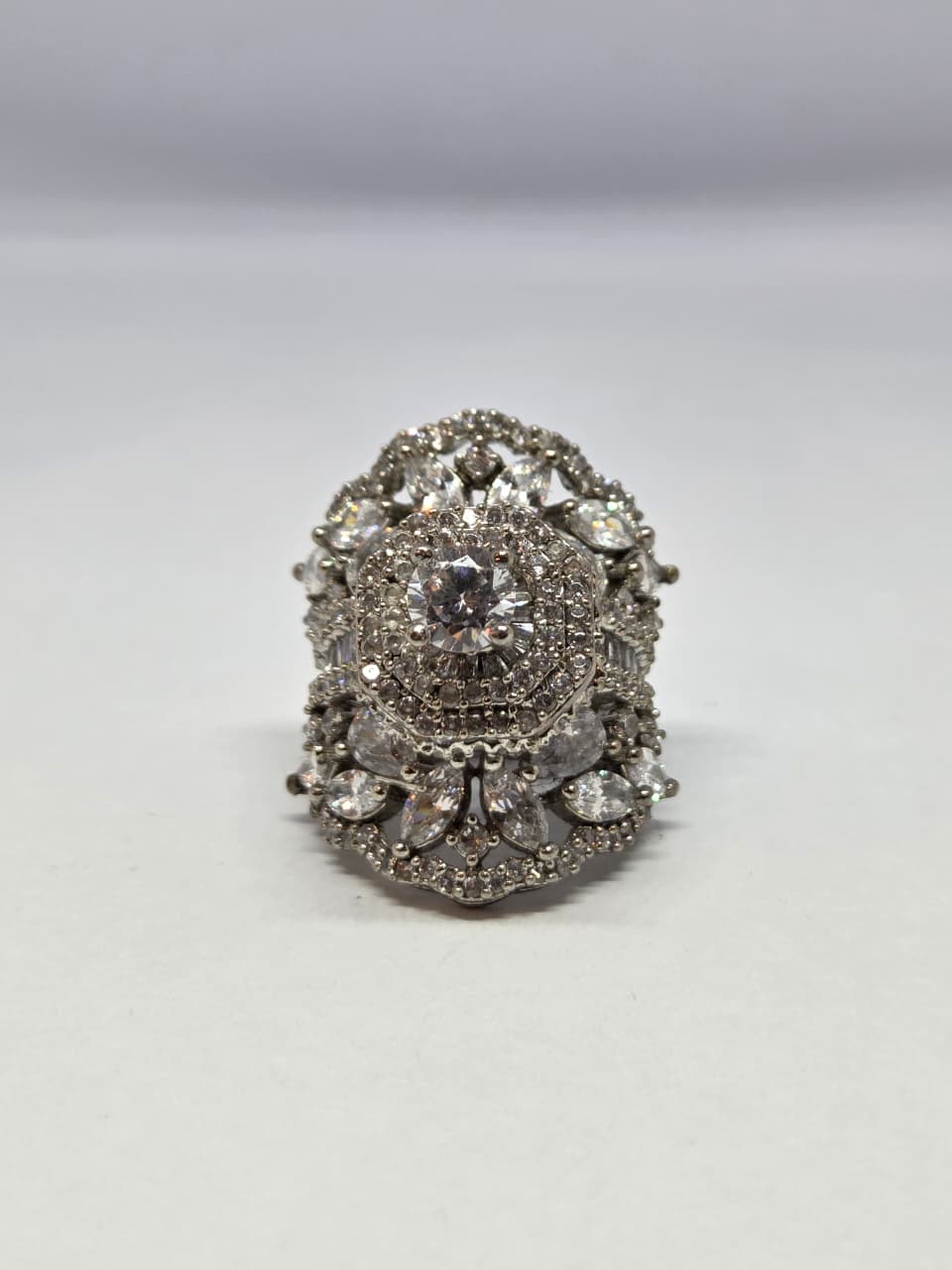 Zircon Cocktail Ring