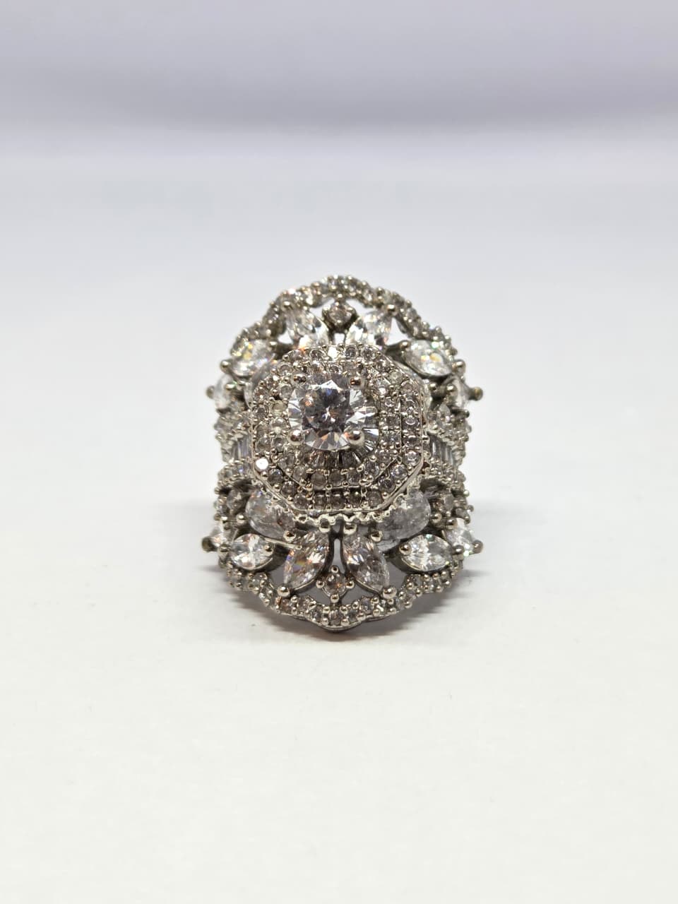 Zircon Cocktail Ring