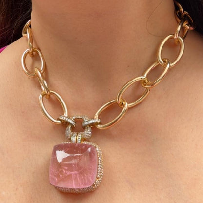 Chunky Chained Doublet Necklace