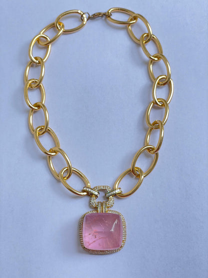 Chunky Chained Doublet Necklace