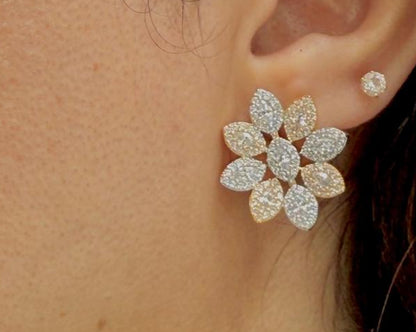 Zircon Beaded Choker Necklace Set