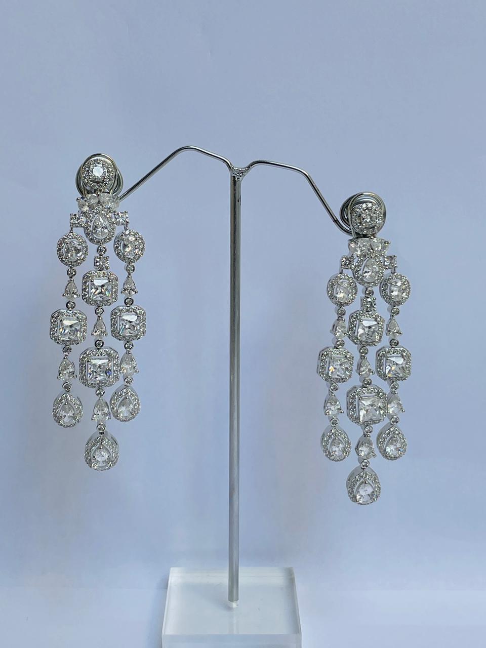 Zircon Chandelier Danglers