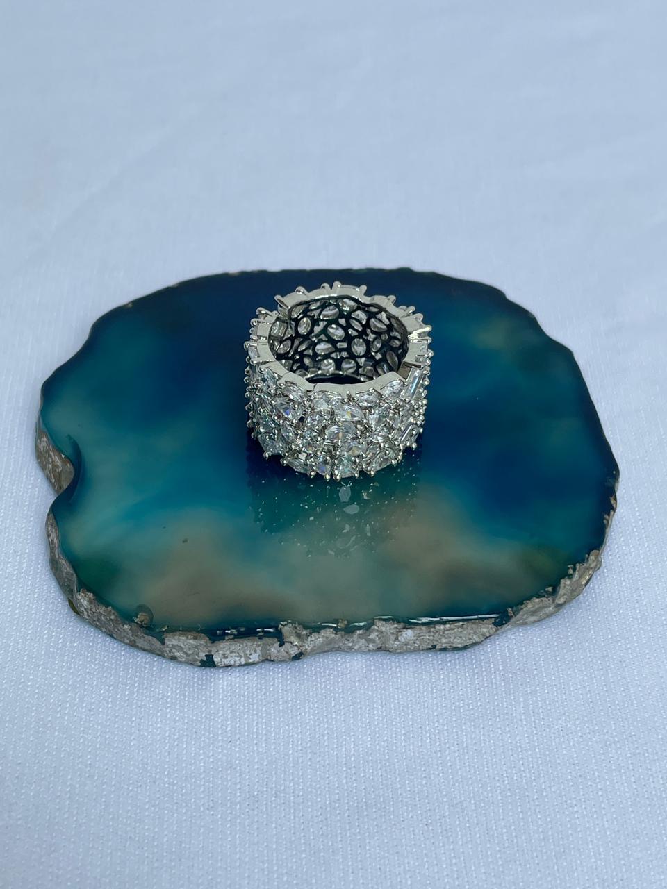 Zircon Band Ring