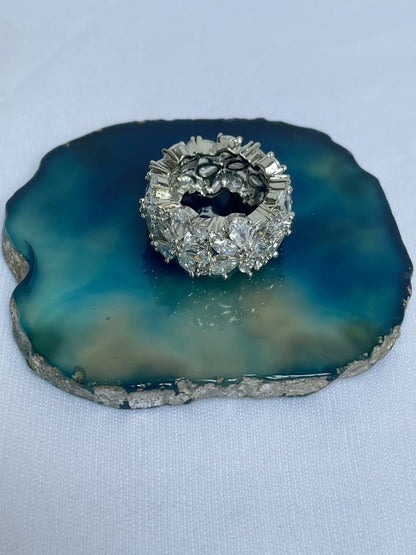 Marquise Zircon Band Ring