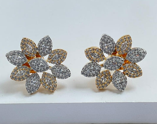 Zircon Beaded Choker Necklace Set