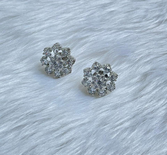 Fuchsia Pink Beaded Zircon Necklace Set