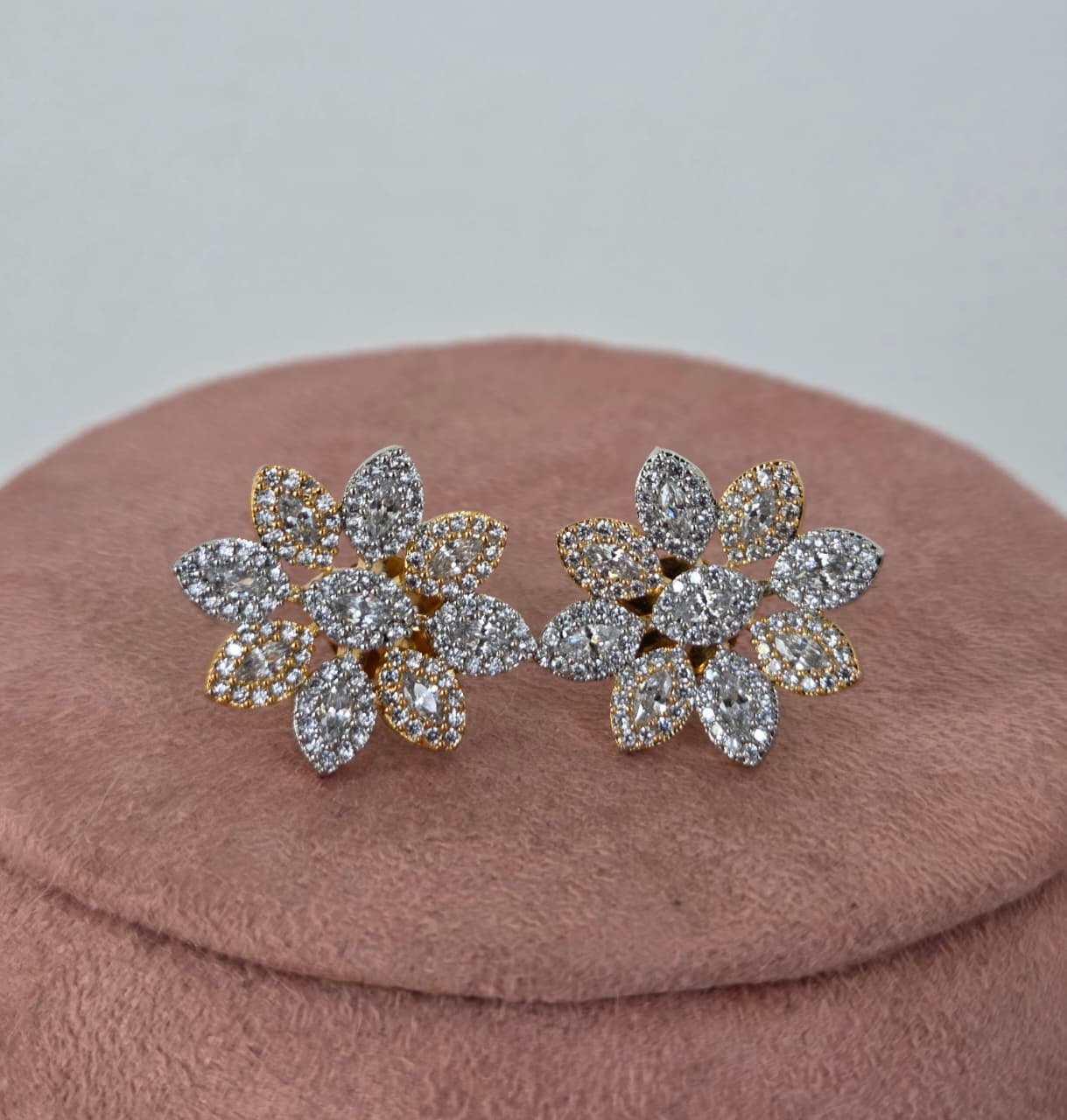 Zircon Beaded Choker Necklace Set