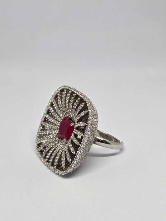 Crimson Stone Ring