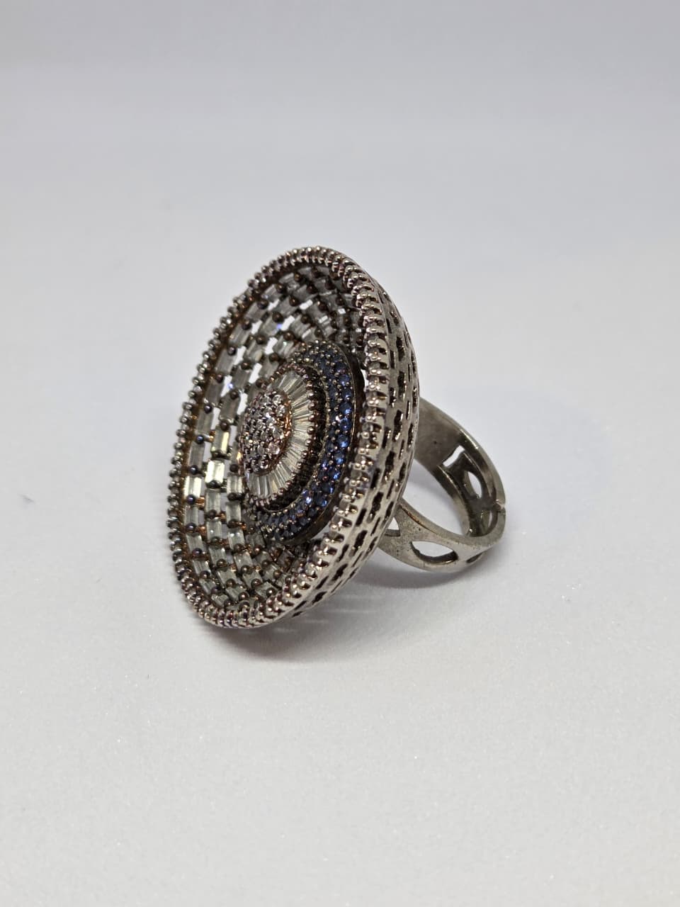 Rose Gold Ring With Premium Zircons
