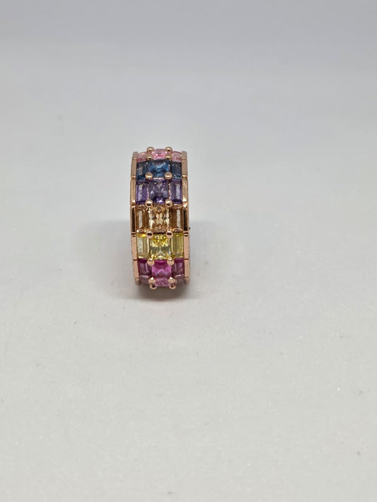 Multi Stone Everyday Zircon Ring