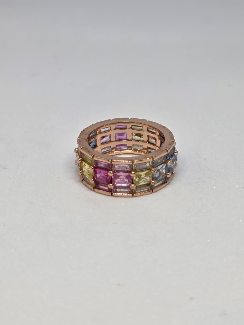 Multi Stone Everyday Zircon Ring