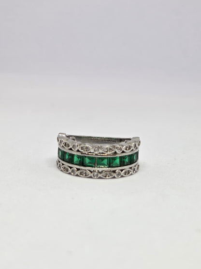 Petitie Colorful Zircon Rings