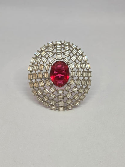 Faux Ruby Ring