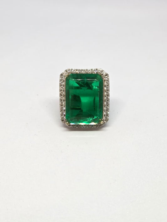 Green Doublet Ring