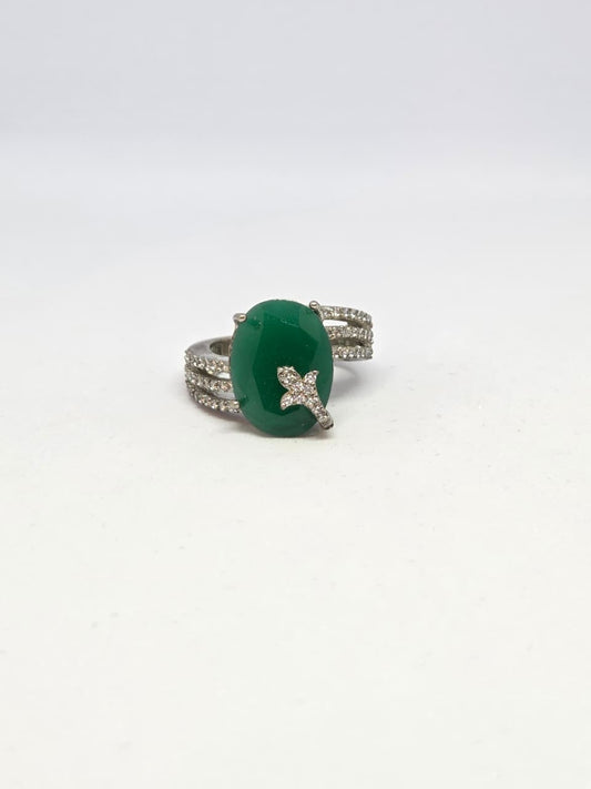 Coloured Stone Cocktail Ring