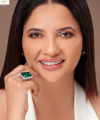 Green Doublet Ring