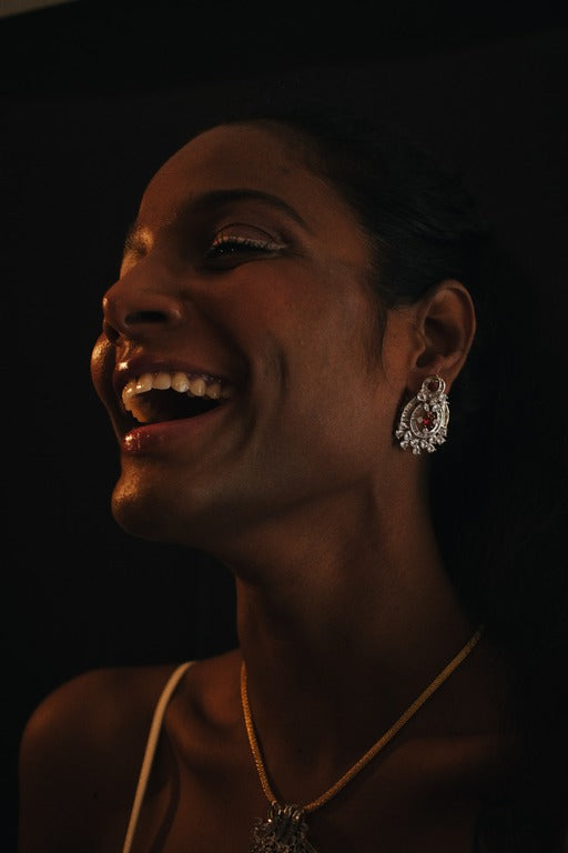 Gold Chain Zircon Pendant Set