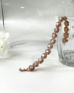 Zircon Bracelet With Rose Gold FinishStudio6Jewels