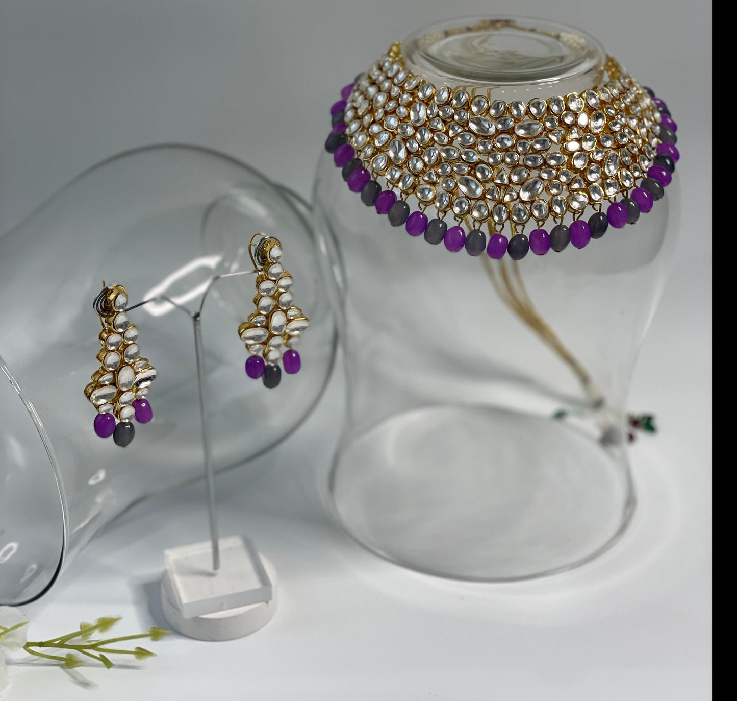 Purple Kundan SetStudio6Jewels