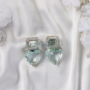 Crystal Earrings with Zircon