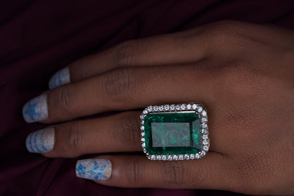 Green Doublet RingStudio6Jewels