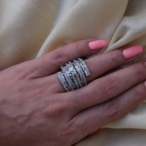 Zircon Diamond Ring With A SolitaireStudio6Jewels