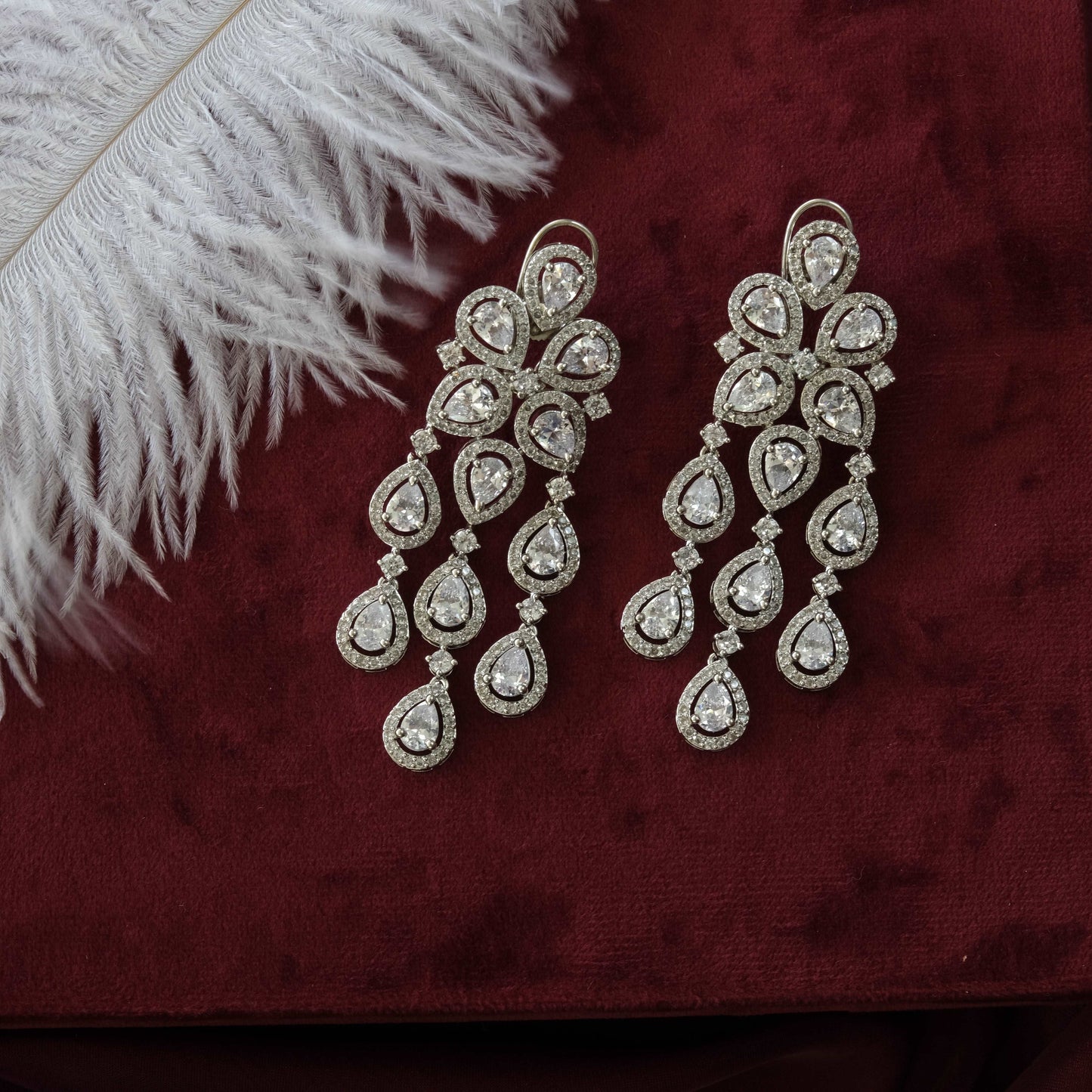 Coloured Zircon Danglers